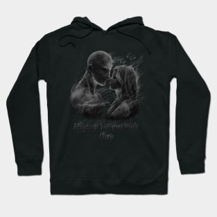 Man and woman valentine's day Hoodie